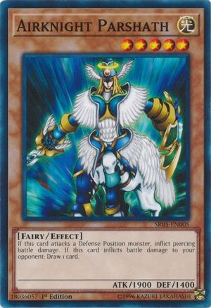 Airknight Parshath (SR05-EN005) - Structure Deck: Wave of Light 1st Edition - Premium Yugioh Single from Konami - Just $0.26! Shop now at Game Crave Tournament Store