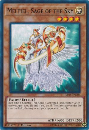 Meltiel, Sage of the Sky (SR05-EN006) - Structure Deck: Wave of Light 1st Edition - Premium Yugioh Single from Konami - Just $0.08! Shop now at Game Crave Tournament Store