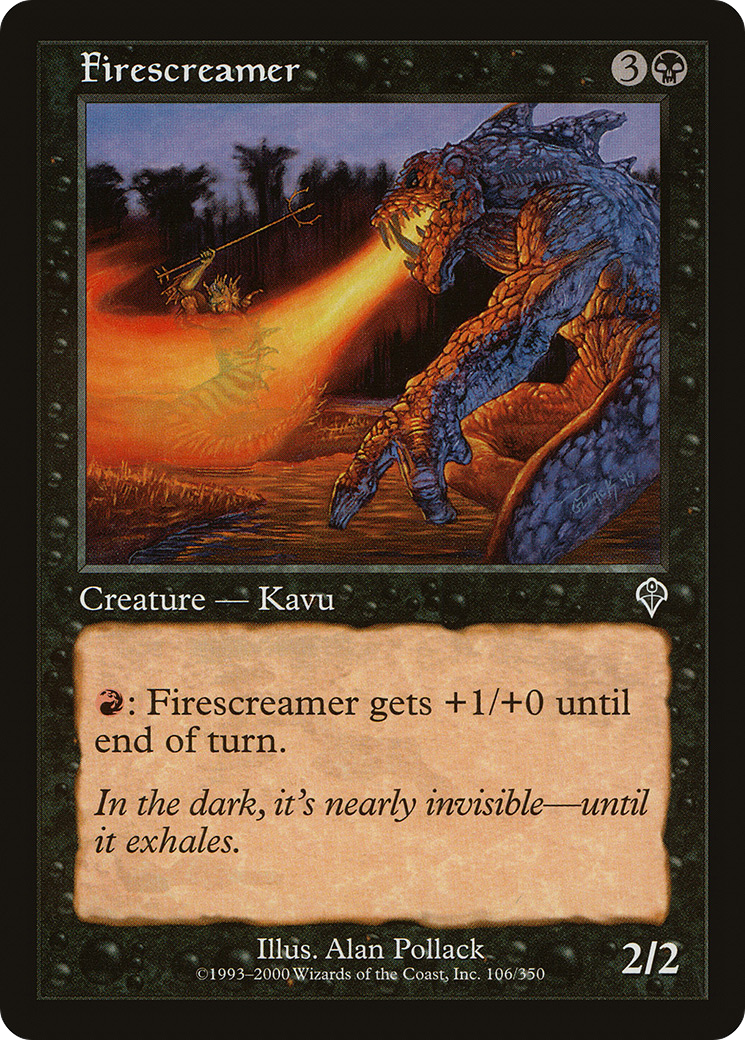 Firescreamer (INV-106) - Invasion - Premium MTG Single from Wizards of the Coast - Just $0.10! Shop now at Game Crave Tournament Store