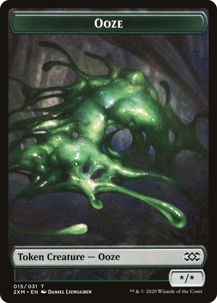 Ooze (T2XM-015) - Double Masters Tokens - Premium MTG Single from Wizards of the Coast - Just $0! Shop now at Game Crave Tournament Store