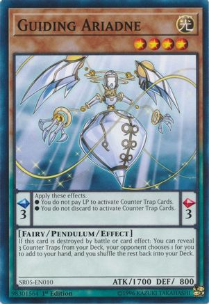 Guiding Ariadne (SR05-EN010) - Structure Deck: Wave of Light 1st Edition - Premium Yugioh Single from Konami - Just $0.25! Shop now at Game Crave Tournament Store
