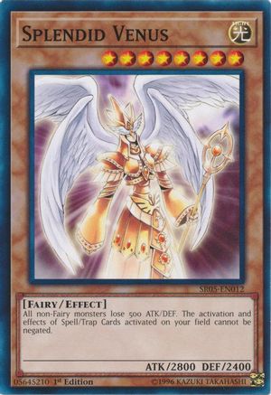 Splendid Venus (SR05-EN012) - Structure Deck: Wave of Light 1st Edition - Premium Yugioh Single from Konami - Just $0.08! Shop now at Game Crave Tournament Store