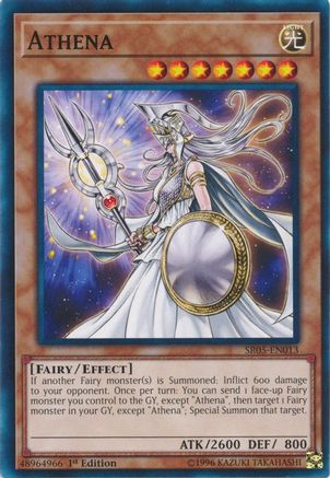 Athena (SR05-EN013) - Structure Deck: Wave of Light 1st Edition - Premium Yugioh Single from Konami - Just $0.19! Shop now at Game Crave Tournament Store