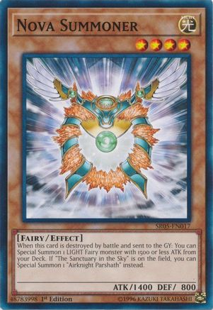Nova Summoner (SR05-EN017) - Structure Deck: Wave of Light 1st Edition - Premium Yugioh Single from Konami - Just $0.81! Shop now at Game Crave Tournament Store