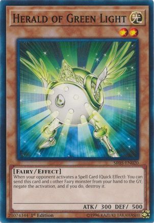 Herald of Green Light (SR05-EN020) - Structure Deck: Wave of Light 1st Edition - Premium Yugioh Single from Konami - Just $0.20! Shop now at Game Crave Tournament Store