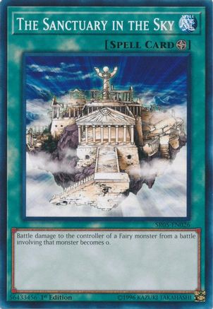 The Sanctuary in the Sky (SR05-EN026) - Structure Deck: Wave of Light 1st Edition - Premium Yugioh Single from Konami - Just $0.08! Shop now at Game Crave Tournament Store