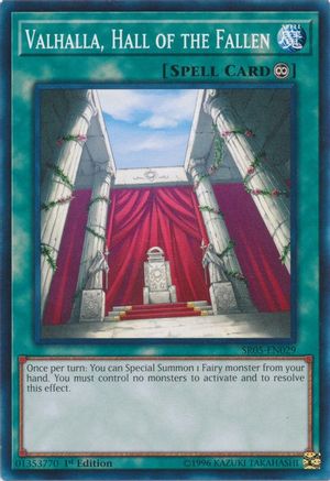 Valhalla, Hall of the Fallen (SR05-EN029) - Structure Deck: Wave of Light 1st Edition - Premium Yugioh Single from Konami - Just $0.25! Shop now at Game Crave Tournament Store