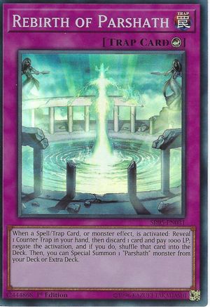 Rebirth of Parshath (SR05-EN031) - Structure Deck: Wave of Light 1st Edition - Premium Yugioh Single from Konami - Just $0.26! Shop now at Game Crave Tournament Store