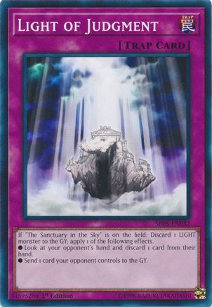 Light of Judgment (SR05-EN032) - Structure Deck: Wave of Light 1st Edition - Premium Yugioh Single from Konami - Just $0.08! Shop now at Game Crave Tournament Store