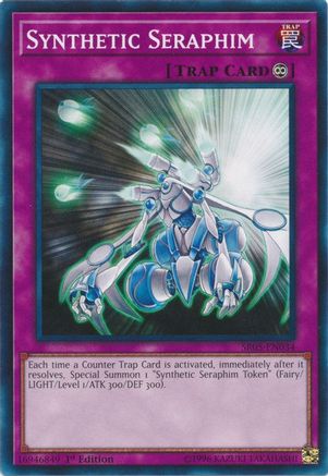 Synthetic Seraphim (SR05-EN034) - Structure Deck: Wave of Light 1st Edition - Premium Yugioh Single from Konami - Just $0.25! Shop now at Game Crave Tournament Store
