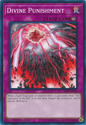 Divine Punishment (SR05-EN035) - Structure Deck: Wave of Light 1st Edition - Premium Yugioh Single from Konami - Just $0.42! Shop now at Game Crave Tournament Store
