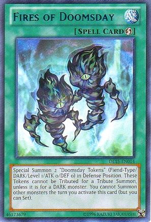 Fires of Doomsday (Blue) (DL15-EN014) - Duelist League Promo Unlimited - Premium Yugioh Single from Konami - Just $1.28! Shop now at Game Crave Tournament Store