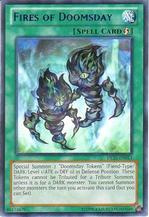 Fires of Doomsday (Purple) (DL15-EN014) - Duelist League Promo Unlimited - Premium Yugioh Single from Konami - Just $0.22! Shop now at Game Crave Tournament Store