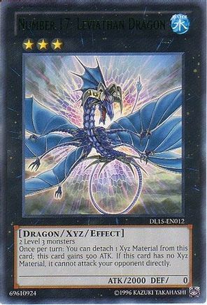 Number 17: Leviathan Dragon (Green) (DL15-EN012) - Duelist League Promo Unlimited - Premium Yugioh Single from Konami - Just $1.08! Shop now at Game Crave Tournament Store