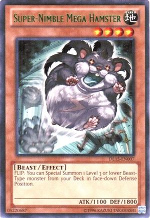 Super-Nimble Mega Hamster (Green) (DL15-EN007) - Duelist League Promo Unlimited - Premium Yugioh Single from Konami - Just $3.89! Shop now at Game Crave Tournament Store