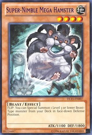 Super-Nimble Mega Hamster (Purple) (DL15-EN007) - Duelist League Promo Unlimited - Premium Yugioh Single from Konami - Just $8! Shop now at Game Crave Tournament Store
