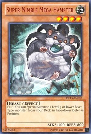 Super-Nimble Mega Hamster (Red) (DL15-EN007) - Duelist League Promo Unlimited - Premium Yugioh Single from Konami - Just $4.03! Shop now at Game Crave Tournament Store