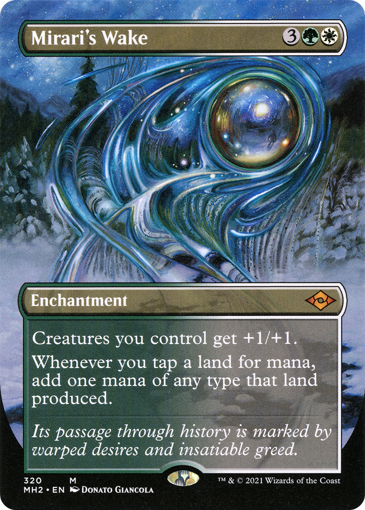 Mirari's Wake (MH2-320) - Modern Horizons 2 (Borderless) - Premium MTG Single from Wizards of the Coast - Just $8.12! Shop now at Game Crave Tournament Store