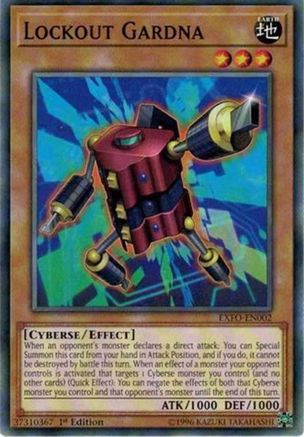 Lockout Gardna (EXFO-EN002) - Extreme Force 1st Edition - Premium Yugioh Single from Konami - Just $0.25! Shop now at Game Crave Tournament Store