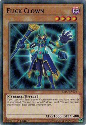 Flick Clown (EXFO-EN004) - Extreme Force 1st Edition - Premium Yugioh Single from Konami - Just $0.25! Shop now at Game Crave Tournament Store