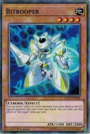 Bitrooper (EXFO-EN005) - Extreme Force Unlimited - Premium Yugioh Single from Konami - Just $0.25! Shop now at Game Crave Tournament Store
