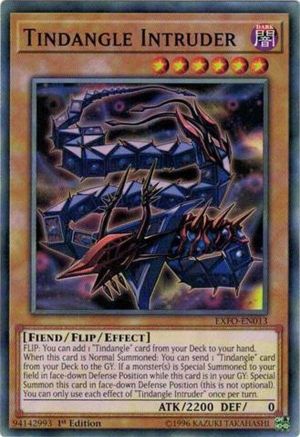 Tindangle Intruder (EXFO-EN013) - Extreme Force 1st Edition - Premium Yugioh Single from Konami - Just $0.08! Shop now at Game Crave Tournament Store