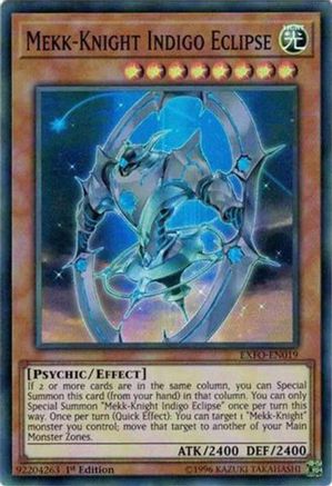 Mekk-Knight Indigo Eclipse (EXFO-EN019) - Extreme Force 1st Edition - Premium Yugioh Single from Konami - Just $0.30! Shop now at Game Crave Tournament Store