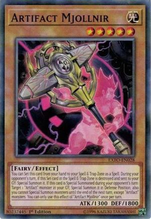 Artifact Mjollnir (EXFO-EN028) - Extreme Force 1st Edition - Premium Yugioh Single from Konami - Just $0.25! Shop now at Game Crave Tournament Store