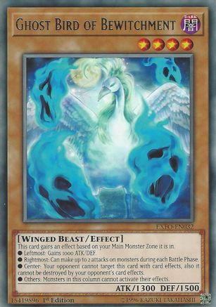 Ghost Bird of Bewitchment (EXFO-EN032) - Extreme Force 1st Edition - Premium Yugioh Single from Konami - Just $0.24! Shop now at Game Crave Tournament Store