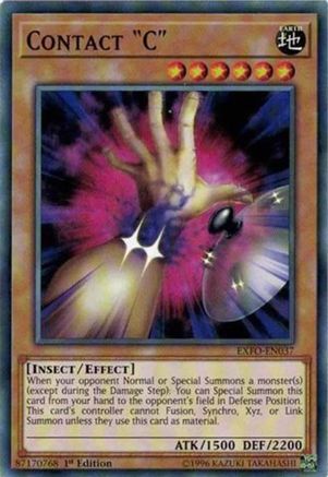Contact "C" (EXFO-EN037) - Extreme Force Unlimited - Premium Yugioh Single from Konami - Just $0.26! Shop now at Game Crave Tournament Store