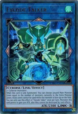 Excode Talker (EXFO-EN038) - Extreme Force Unlimited - Premium Yugioh Single from Konami - Just $0.82! Shop now at Game Crave Tournament Store