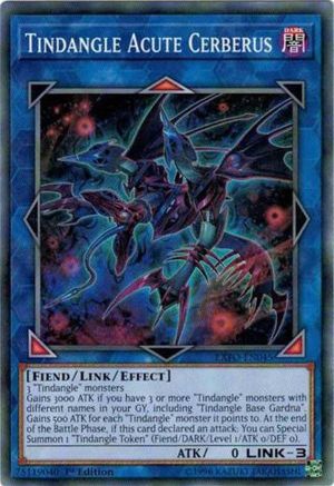 Tindangle Acute Cerberus (EXFO-EN045) - Extreme Force Unlimited - Premium Yugioh Single from Konami - Just $0.25! Shop now at Game Crave Tournament Store