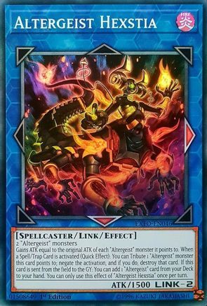 Altergeist Hexstia (EXFO-EN046) - Extreme Force Unlimited - Premium Yugioh Single from Konami - Just $0.25! Shop now at Game Crave Tournament Store