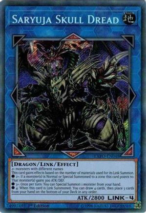 Saryuja Skull Dread (EXFO-EN048) - Extreme Force 1st Edition - Premium Yugioh Single from Konami - Just $1.63! Shop now at Game Crave Tournament Store