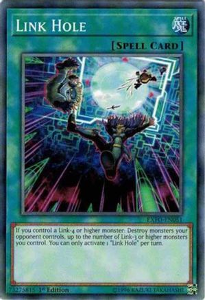 Link Hole (EXFO-EN051) - Extreme Force 1st Edition - Premium Yugioh Single from Konami - Just $0.25! Shop now at Game Crave Tournament Store