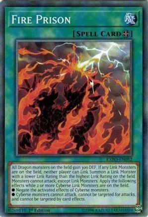 Fire Prison (EXFO-EN052) - Extreme Force 1st Edition - Premium Yugioh Single from Konami - Just $0.25! Shop now at Game Crave Tournament Store