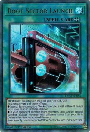 Boot Sector Launch (EXFO-EN053) - Extreme Force 1st Edition - Premium Yugioh Single from Konami - Just $2.28! Shop now at Game Crave Tournament Store
