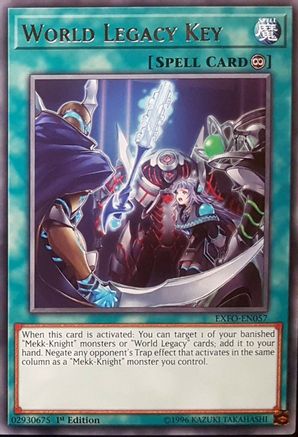 World Legacy Key (EXFO-EN057) - Extreme Force 1st Edition - Premium Yugioh Single from Konami - Just $0.38! Shop now at Game Crave Tournament Store