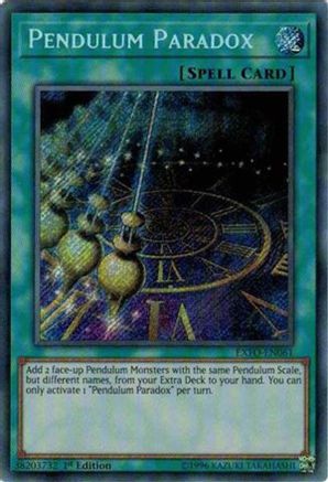 Pendulum Paradox (EXFO-EN061) - Extreme Force 1st Edition - Premium Yugioh Single from Konami - Just $0.26! Shop now at Game Crave Tournament Store