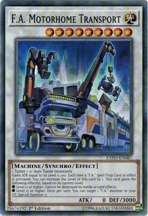 F.A. Motorhome Transport (EXFO-EN087) - Extreme Force Unlimited - Premium Yugioh Single from Konami - Just $0.25! Shop now at Game Crave Tournament Store
