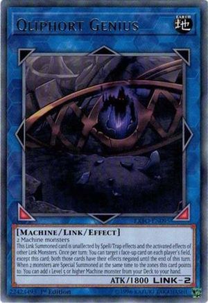 Qliphort Genius (EXFO-EN095) - Extreme Force 1st Edition - Premium Yugioh Single from Konami - Just $0.26! Shop now at Game Crave Tournament Store