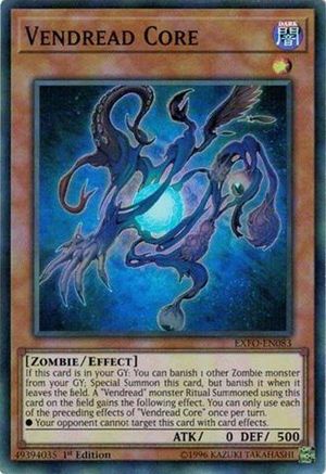 Vendread Core (EXFO-EN083) - Extreme Force 1st Edition - Premium Yugioh Single from Konami - Just $0.26! Shop now at Game Crave Tournament Store