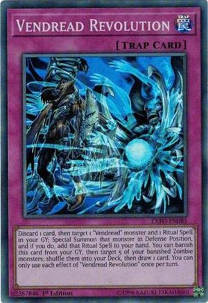 Vendread Revolution (EXFO-EN085) - Extreme Force 1st Edition - Premium Yugioh Single from Konami - Just $0.25! Shop now at Game Crave Tournament Store