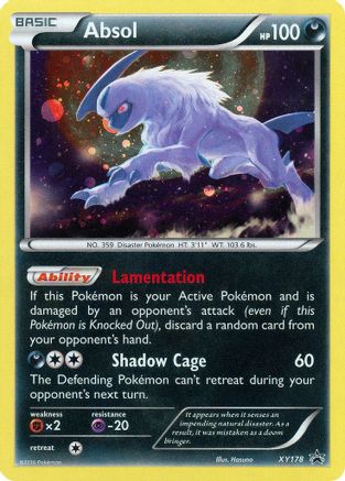 Absol XY178/211 - XY Black Star Promos Holofoil - Premium Pokemon Single from Nintendo - Just $2.80! Shop now at Game Crave Tournament Store