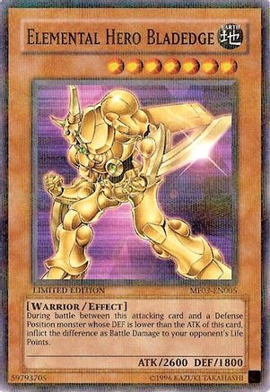 Elemental HERO Bladedge (MF03-EN005) - Mattel Action Figure Promos: Series 3 Limited - Premium Yugioh Single from Konami - Just $3.74! Shop now at Game Crave Tournament Store