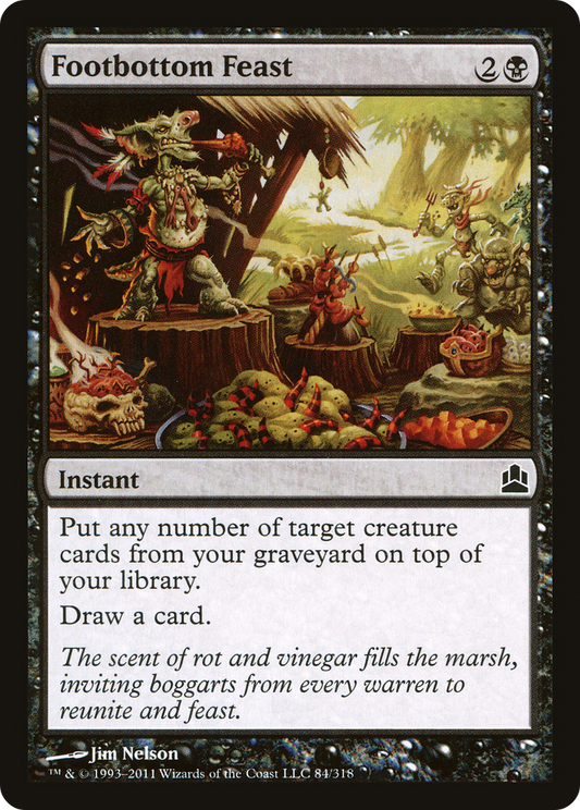 Footbottom Feast (CMD-084) - Commander 2011 - Premium MTG Single from Wizards of the Coast - Just $0.11! Shop now at Game Crave Tournament Store