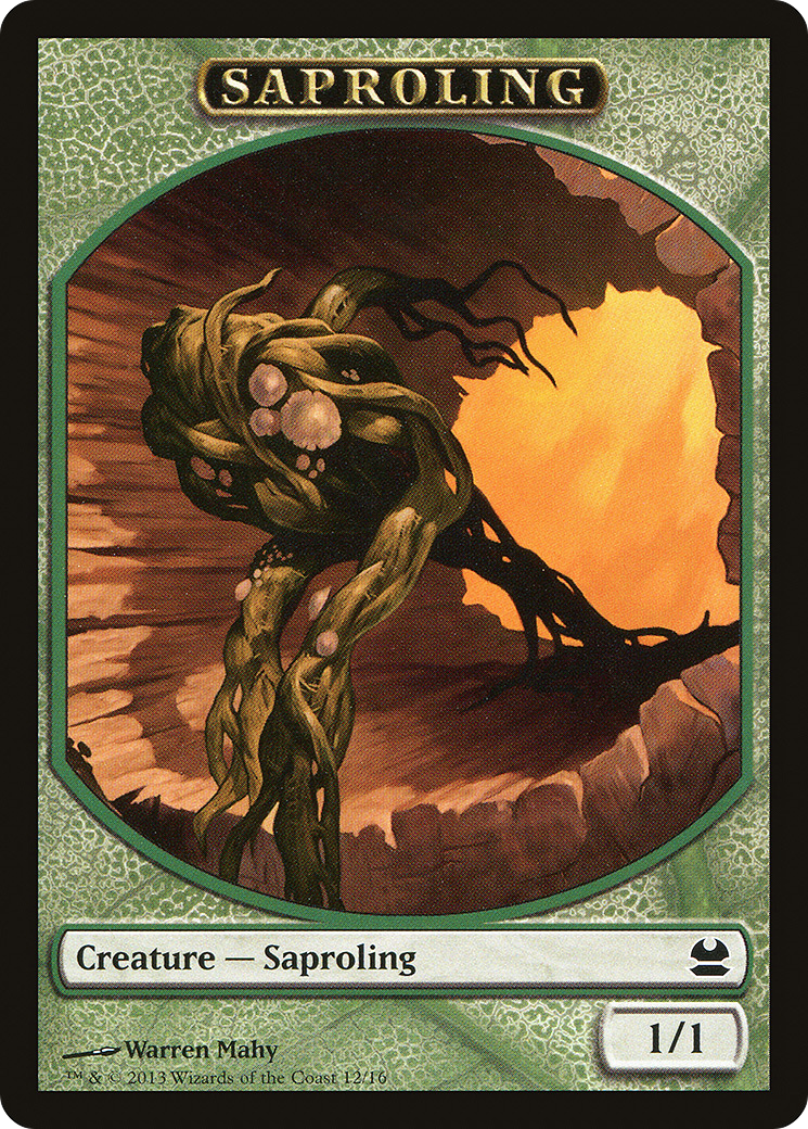 Saproling (TMMA-012) - Modern Masters Tokens - Premium MTG Single from Wizards of the Coast - Just $0.08! Shop now at Game Crave Tournament Store