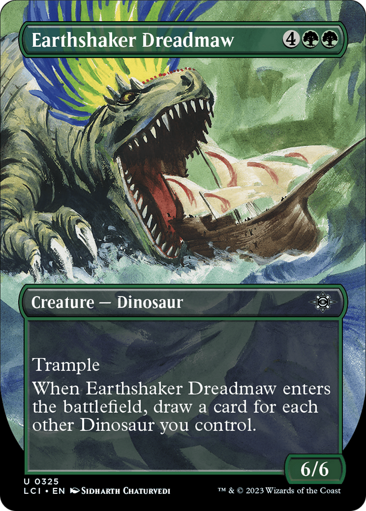 Earthshaker Dreadmaw (LCI-325) - The Lost Caverns of Ixalan (Borderless) - Premium MTG Single from Wizards of the Coast - Just $0.08! Shop now at Game Crave Tournament Store