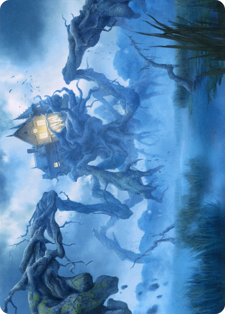 Creeping Inn // Creeping Inn (AMID-034) - Midnight Hunt Art Series (Borderless) - Premium MTG Single from Wizards of the Coast - Just $0! Shop now at Game Crave Tournament Store