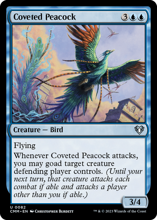 Coveted Peacock (CMM-082) - Commander Masters Foil - Premium MTG Single from Wizards of the Coast - Just $0.08! Shop now at Game Crave Tournament Store